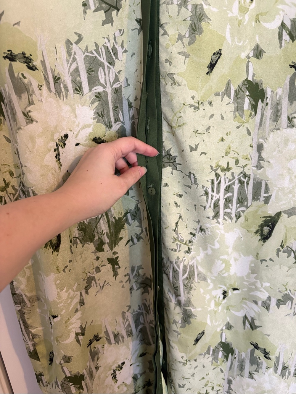 Tuckernuck Shady Grove Camille Floral Green Midi Dress - Picture 6 of 10
